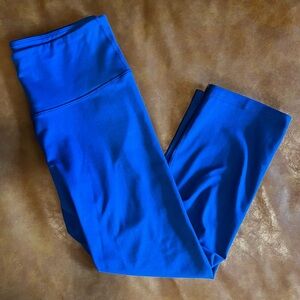 Old Navy Active Blue Go-Dry Elevate High-Waisted Crop Leggings